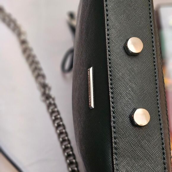 Rebecca Minkoff Women's Green and Silver Crossbody - Picture 3 of 4